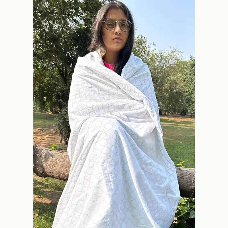 Redo Hand block Organic Muslin Cotton Dohar