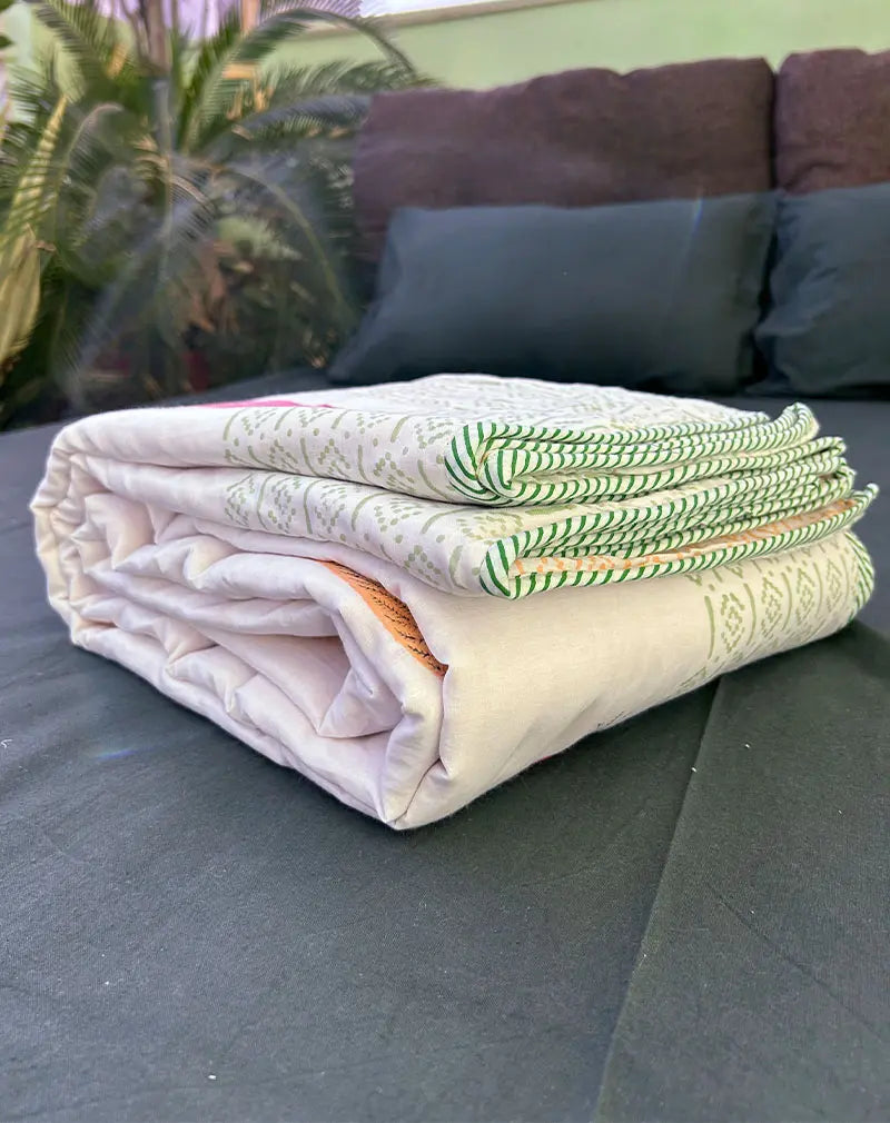 Sapna Hand Block Print Cotton Dohar AC Blanket