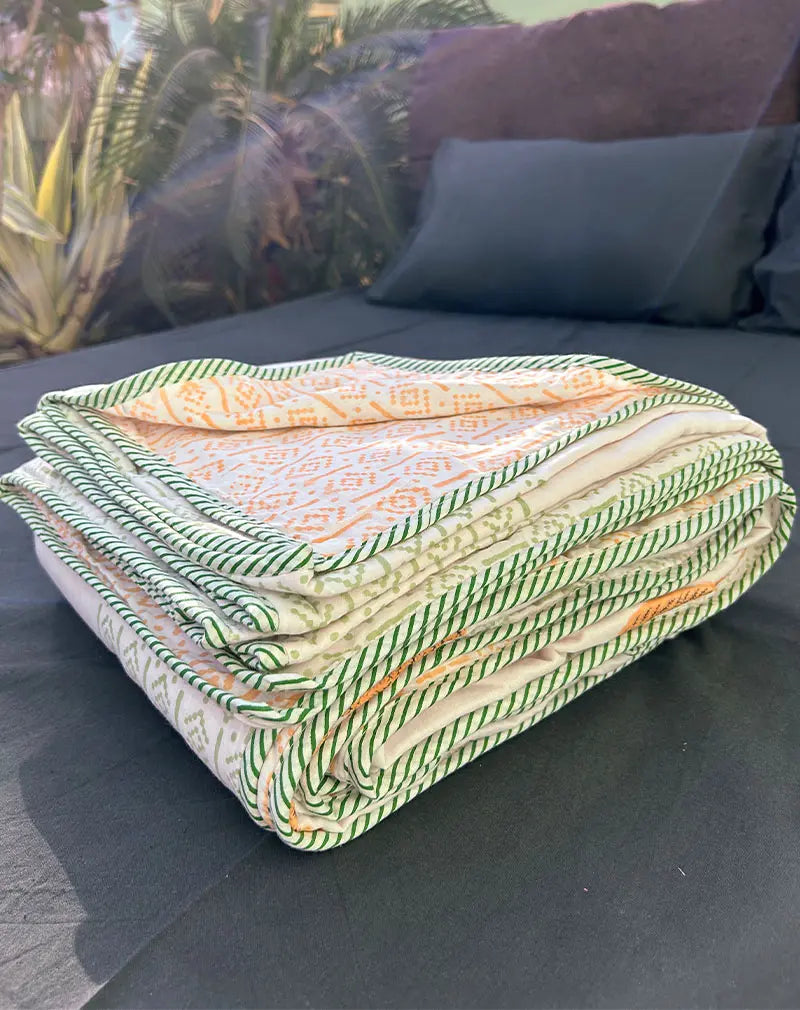 Sapna Hand Block Print Cotton Dohar AC Blanket