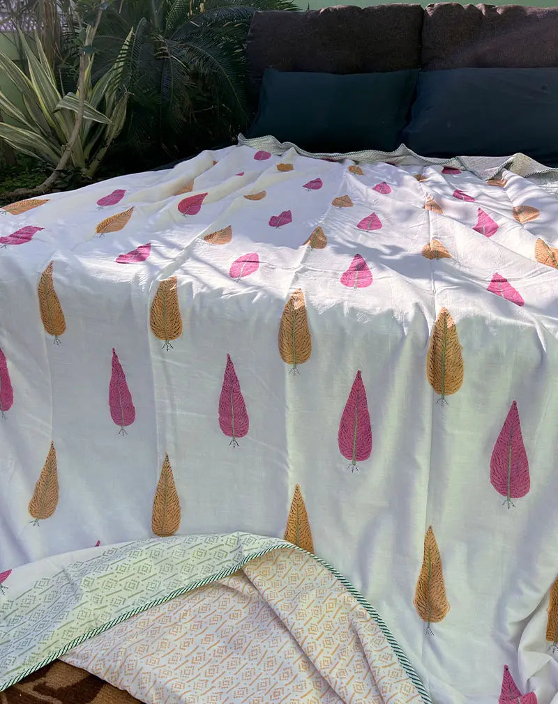 Sapna Hand Block Print Cotton Dohar AC Blanket
