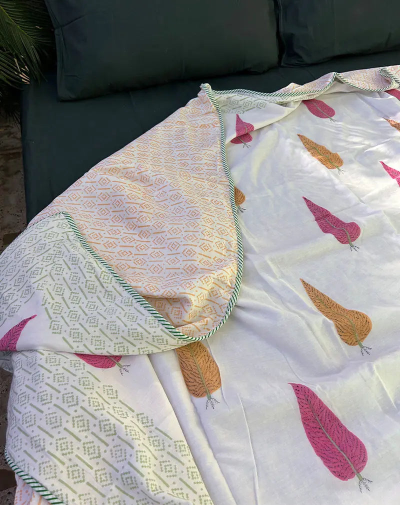 Sapna Hand Block Print Cotton Dohar AC Blanket