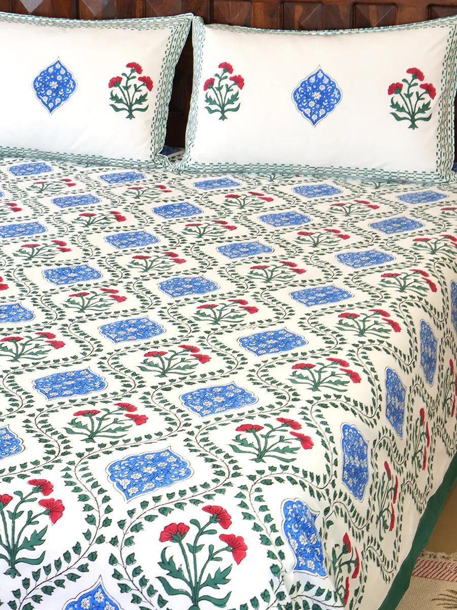 Baghiya Percale Cotton Bedsheet
