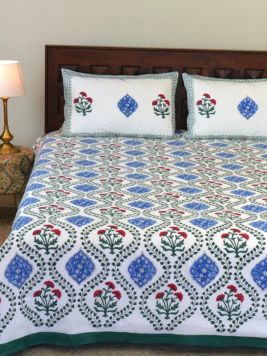 Baghiya Percale Cotton Bedsheet