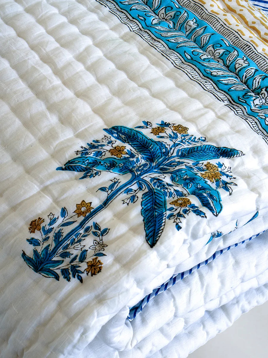 Banana Tree Muslin Razai