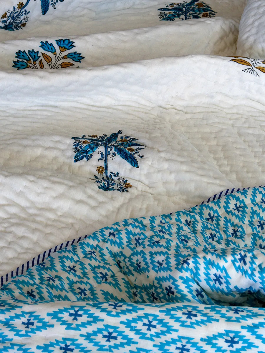 Banana Tree Muslin Razai