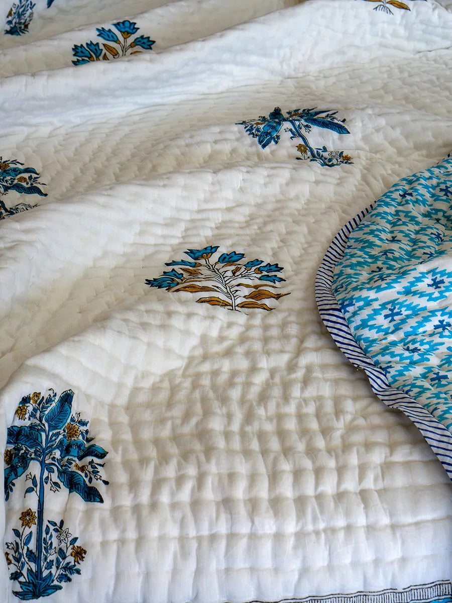 Banana Tree Muslin Razai