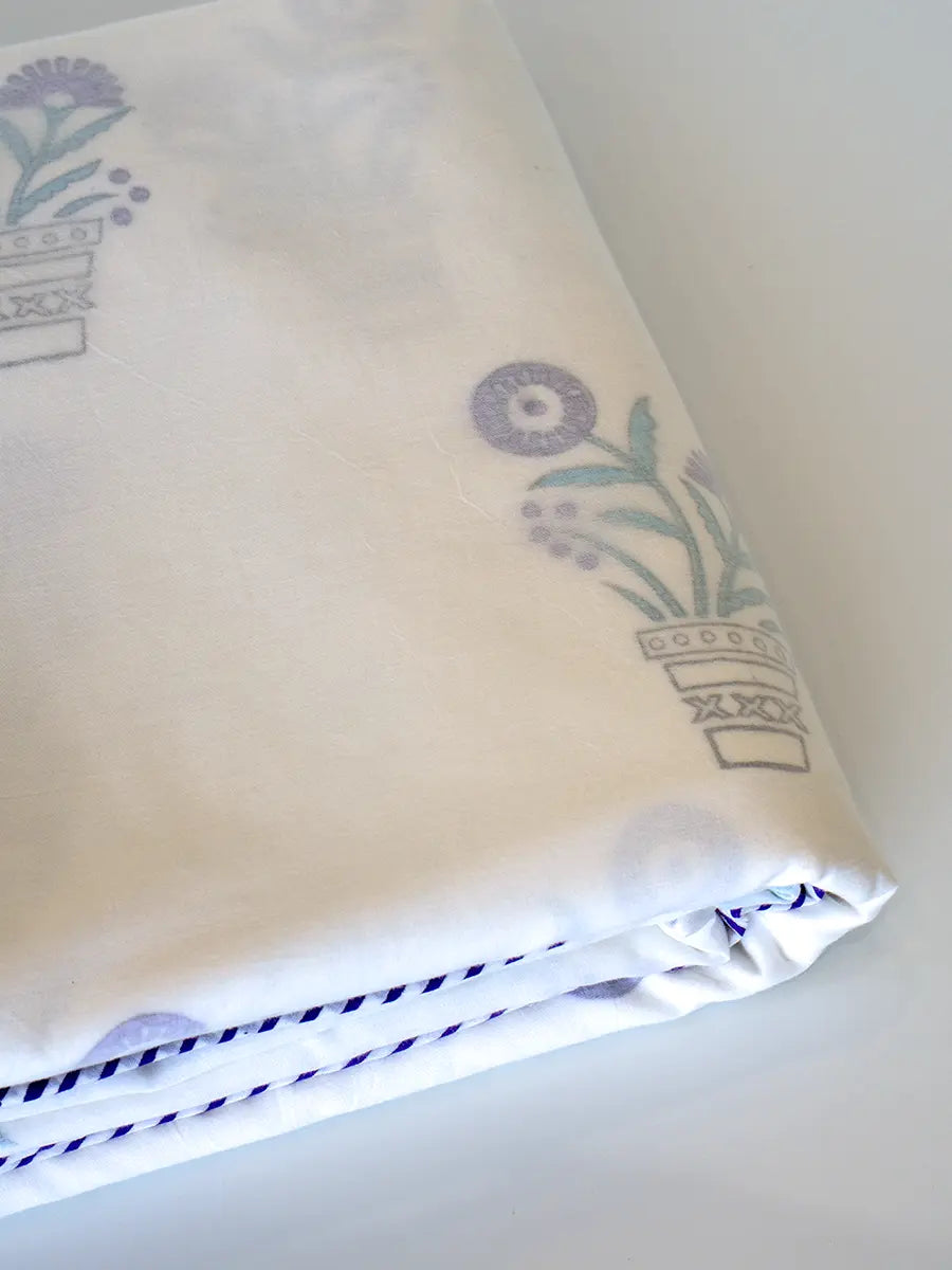 Blooming Vase Muslin Dohar