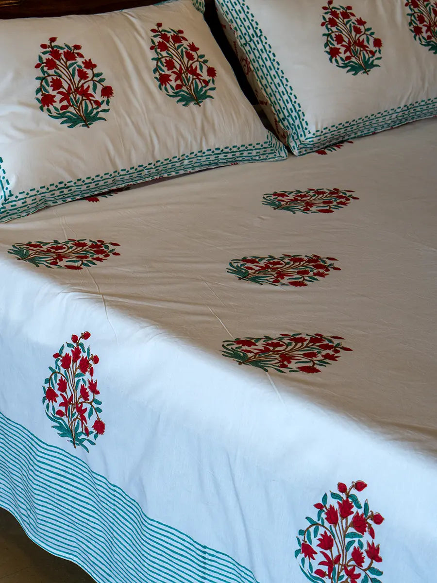 Calla Percale Cotton Bedsheet