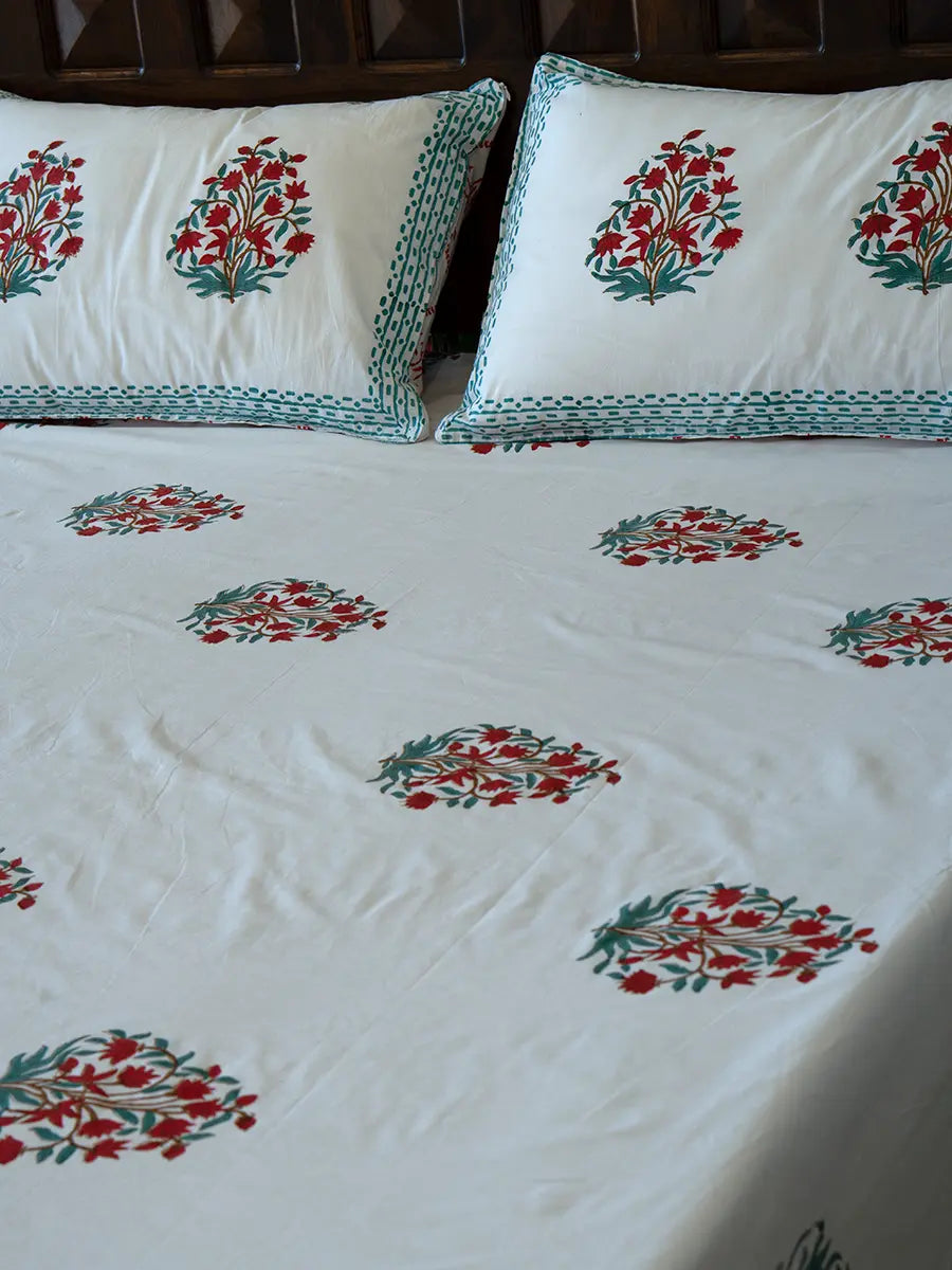 Calla Percale Cotton Bedsheet