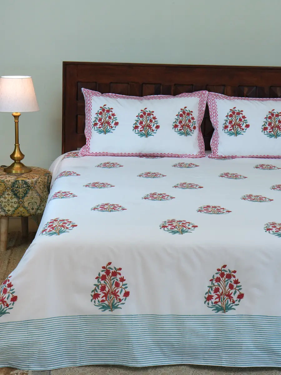 Calla Percale Cotton Bedsheet