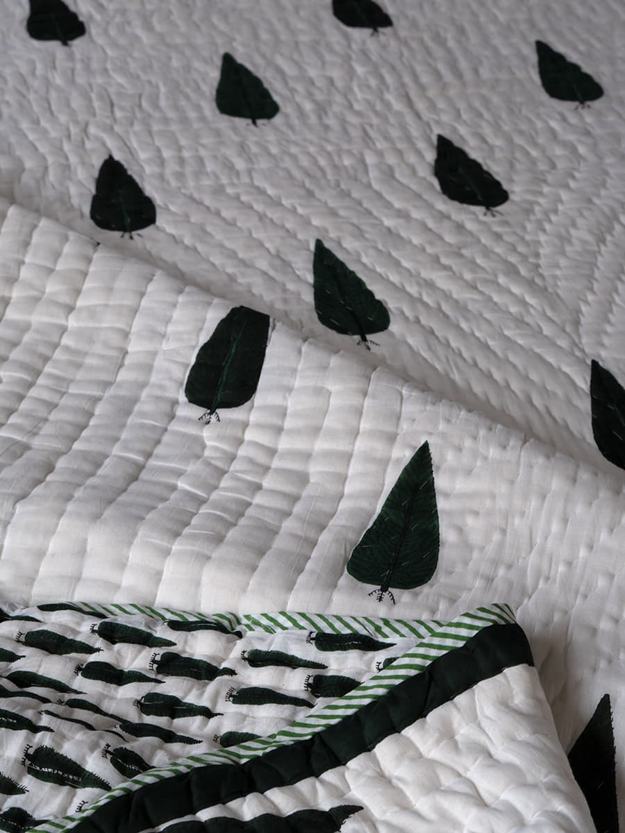 Organic Mulmul Cotton Quilt - Elle