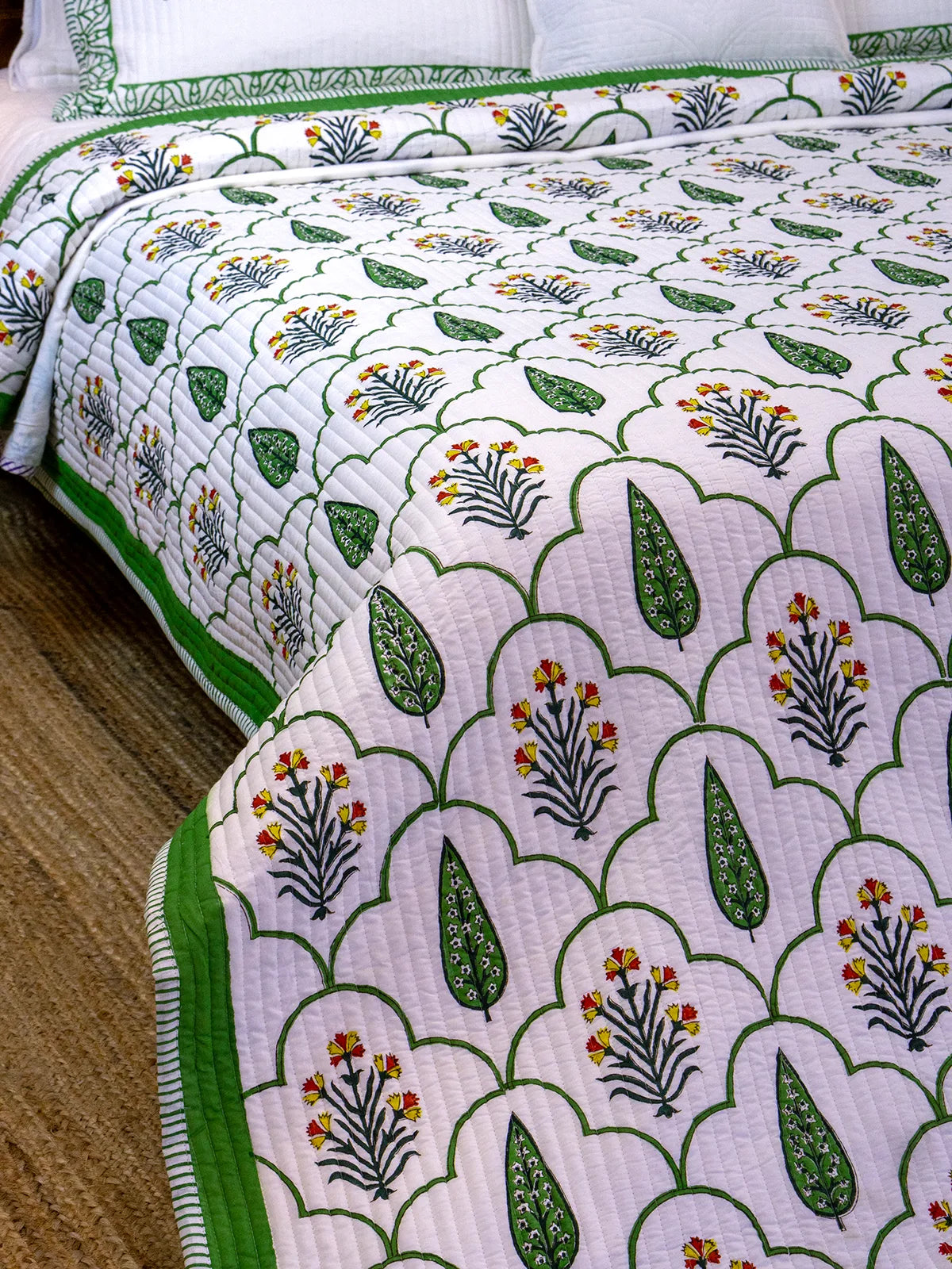 Floral Cotton Bedspread
