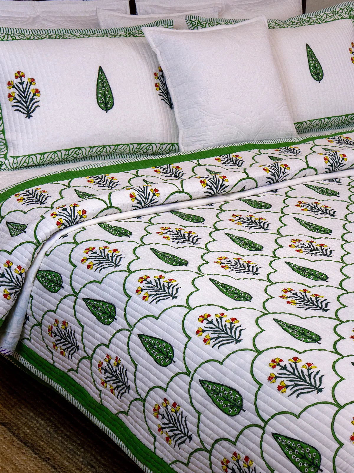 Floral Cotton Bedspread