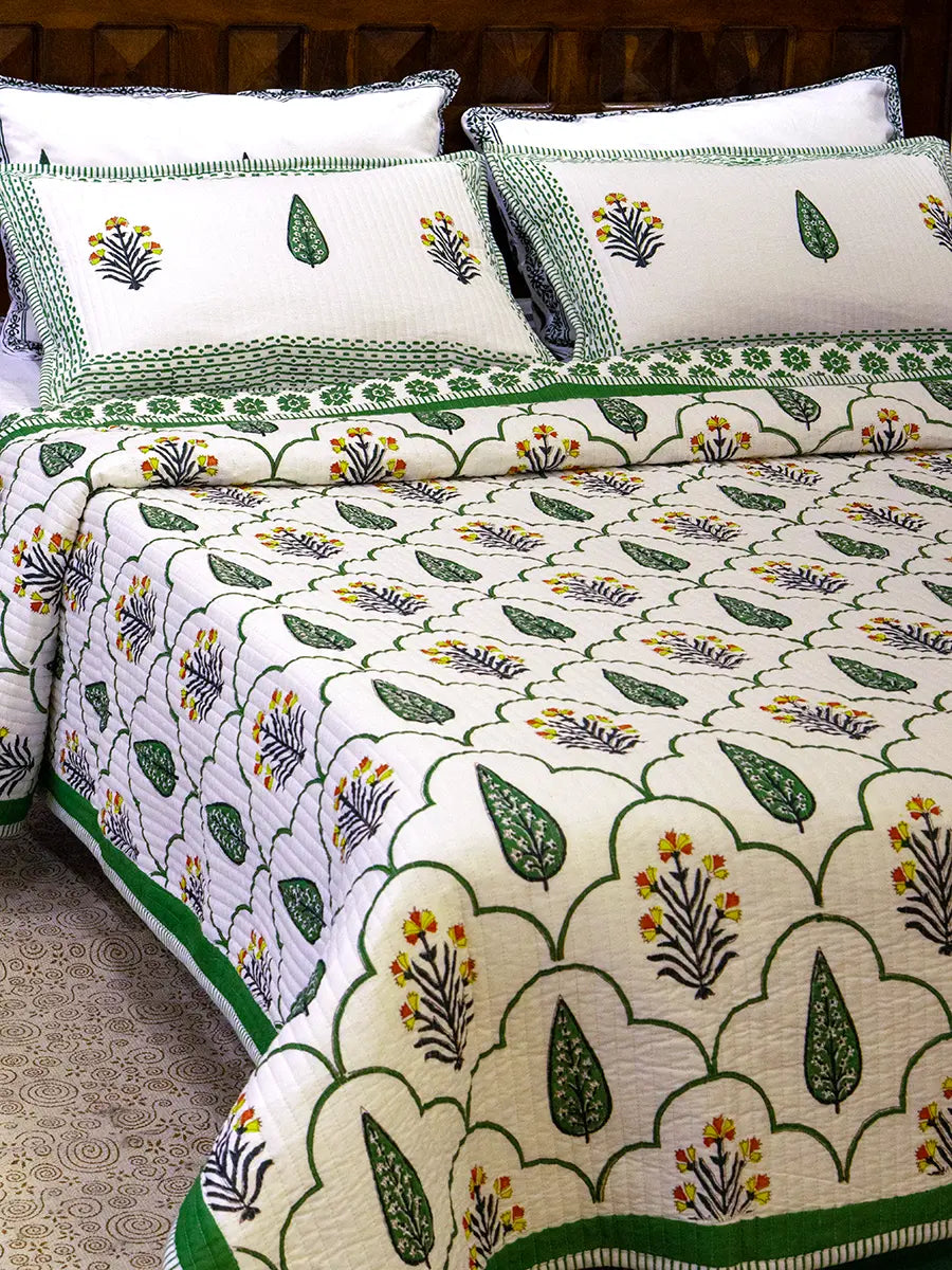 Floral Cotton Bedspread