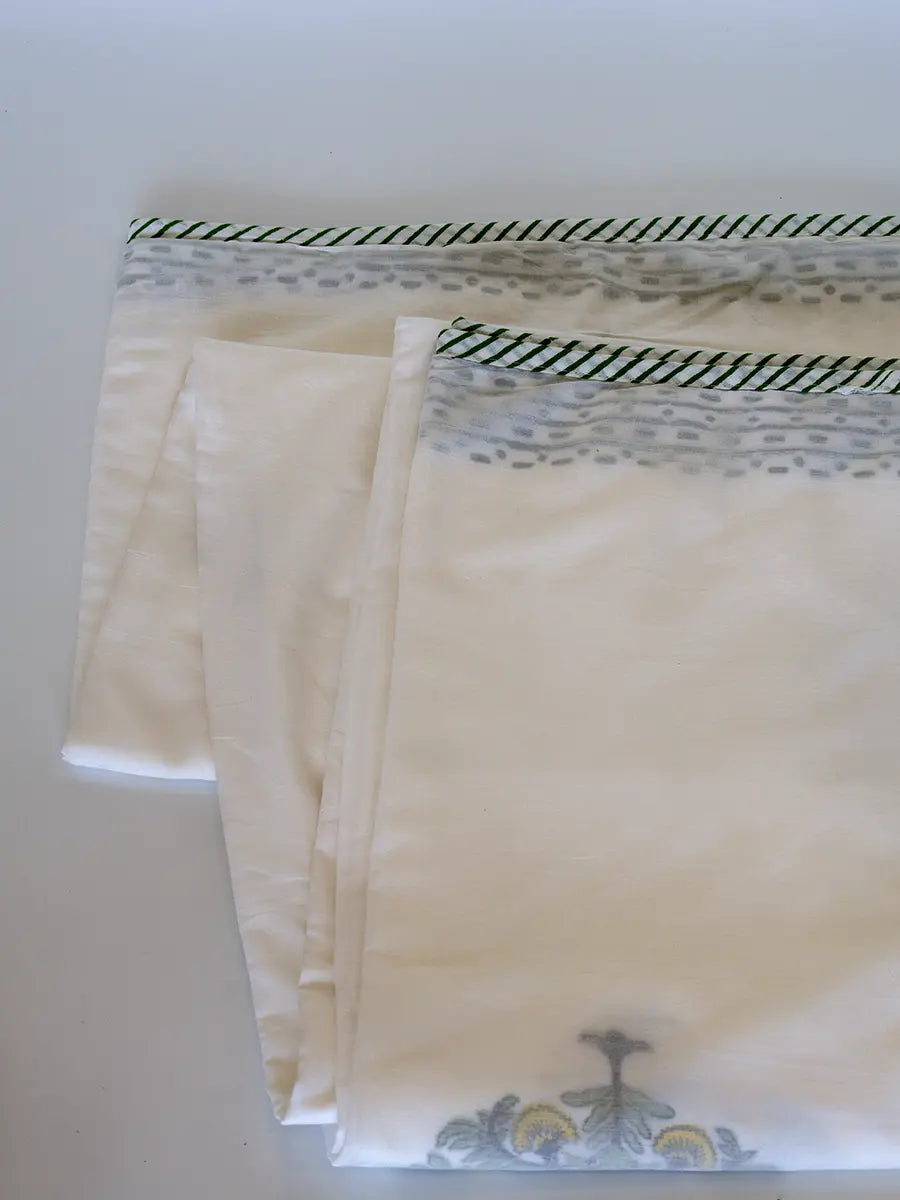 Golden Bloom Muslin Dohar