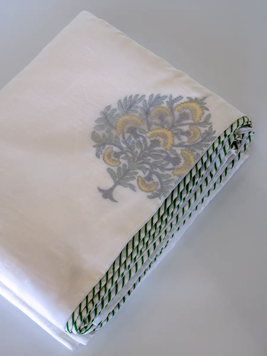 Golden Bloom Muslin Dohar