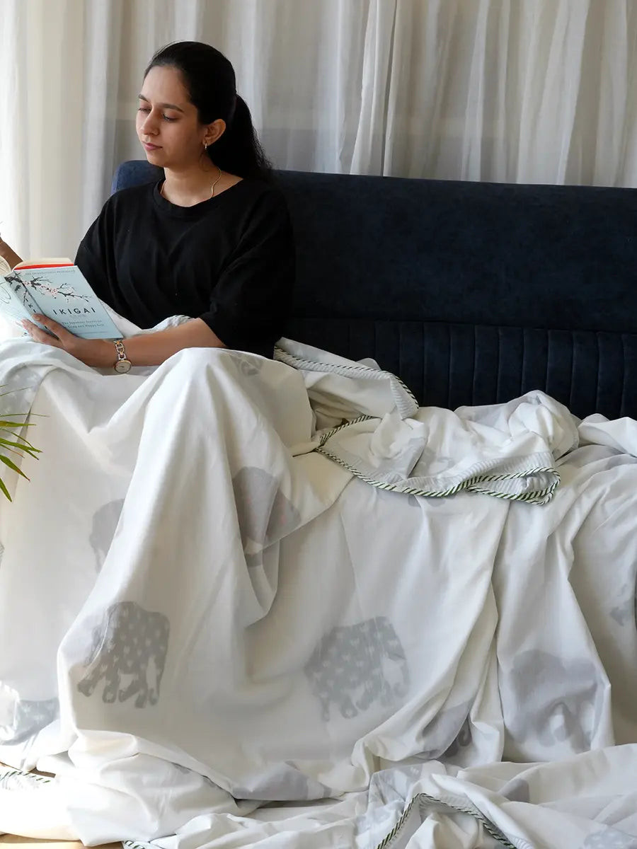 Haathi Muslin Dohar