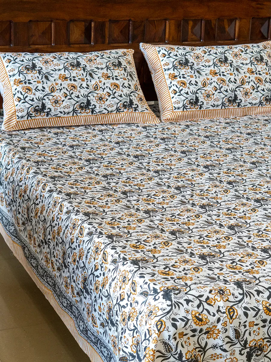 Honey Percale Cotton Bedsheet