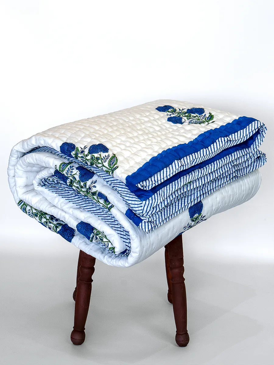 Iris Muslin Razai