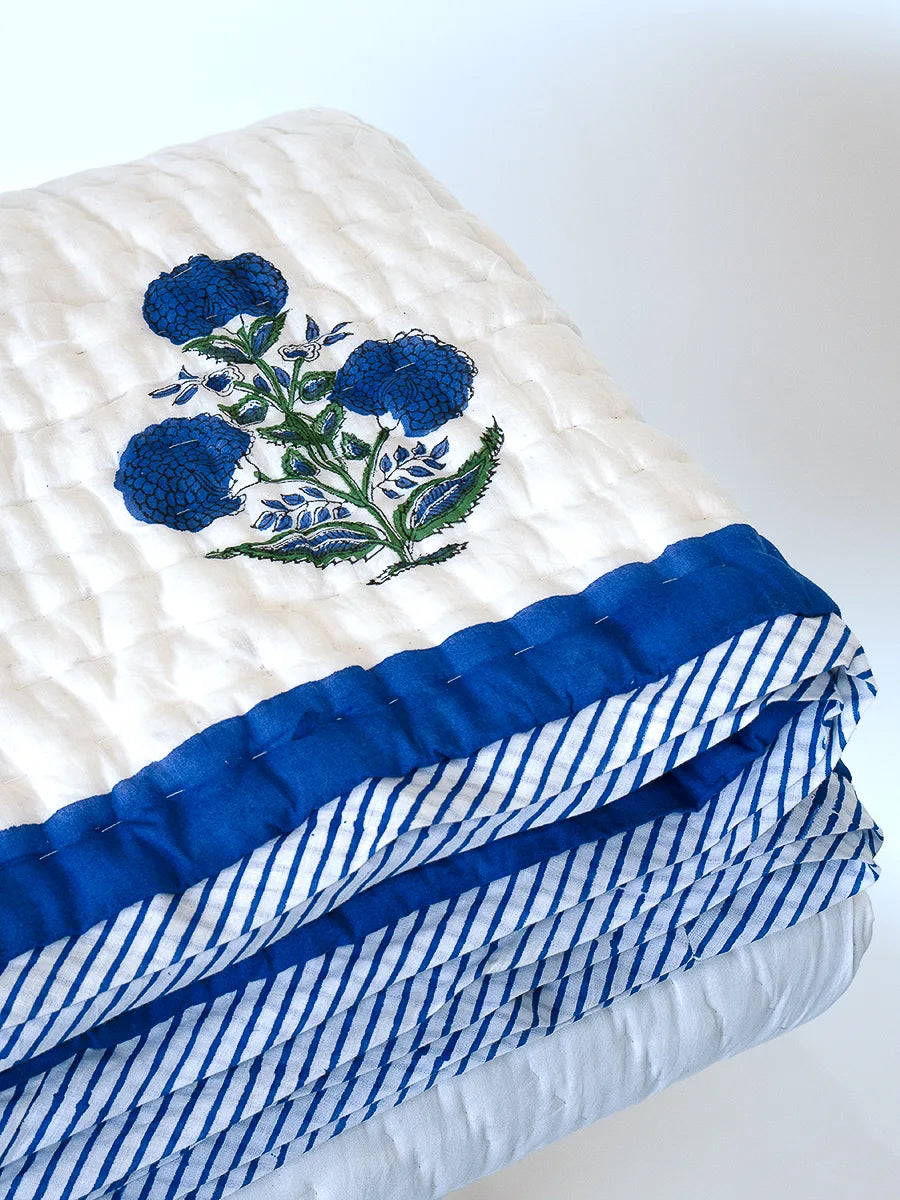Iris Muslin Razai