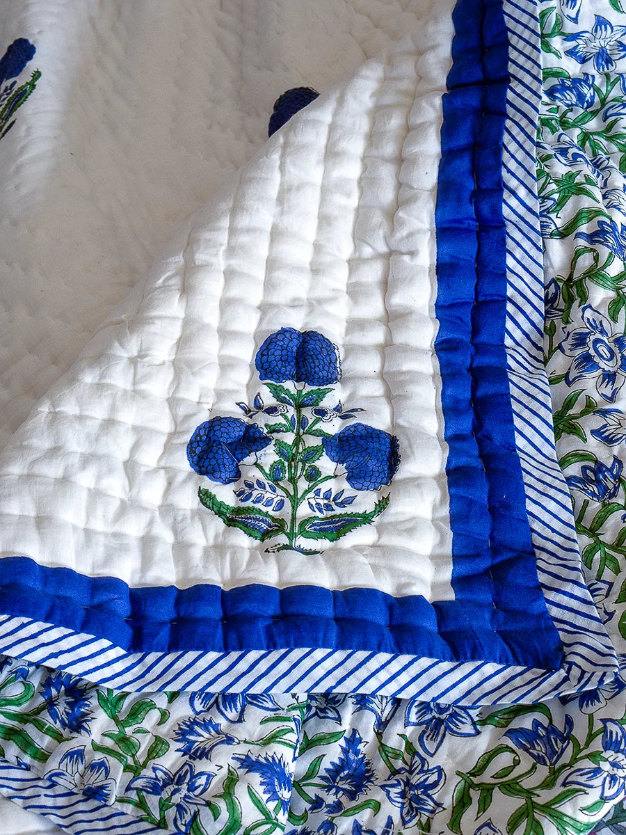 Iris Muslin Razai