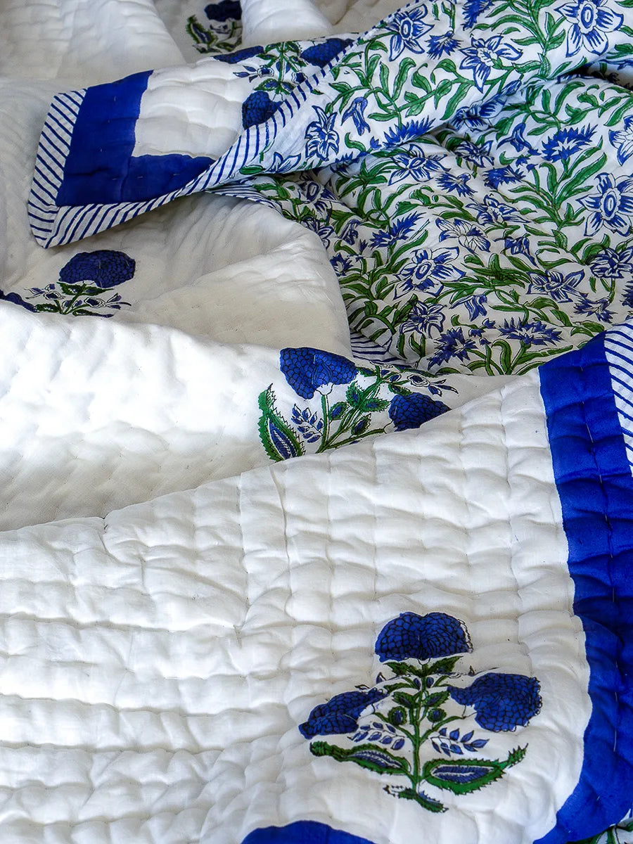 Iris Muslin Razai