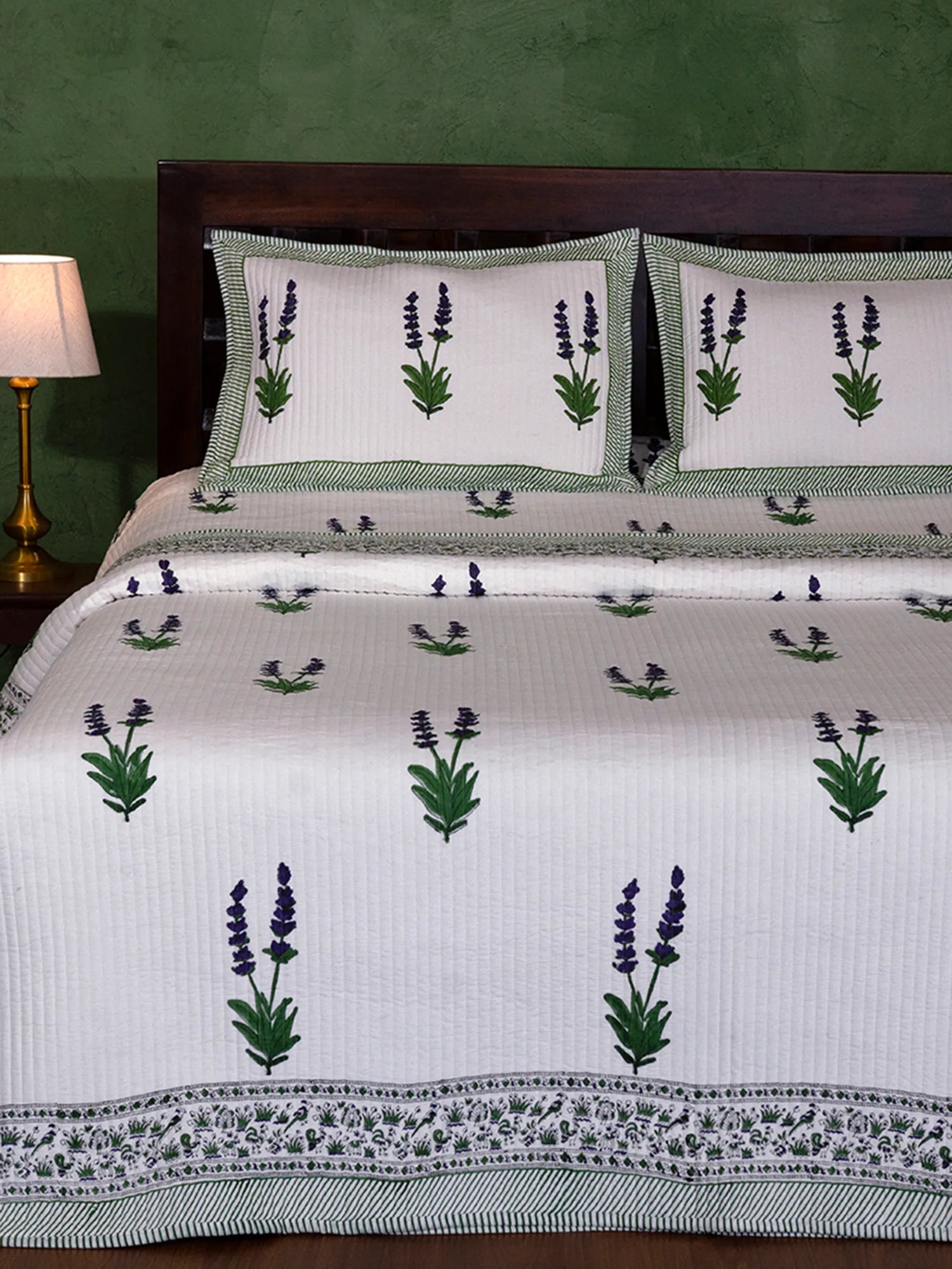 Lavender Cotton Bedspread