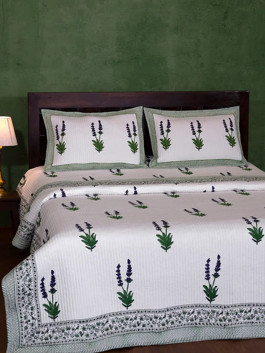Lavender Cotton Bedspread