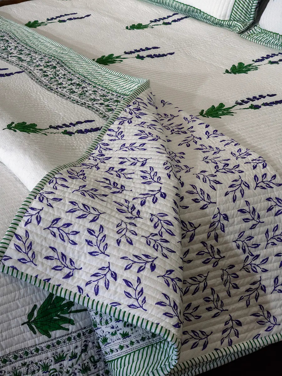 Lavender Cotton Bedspread