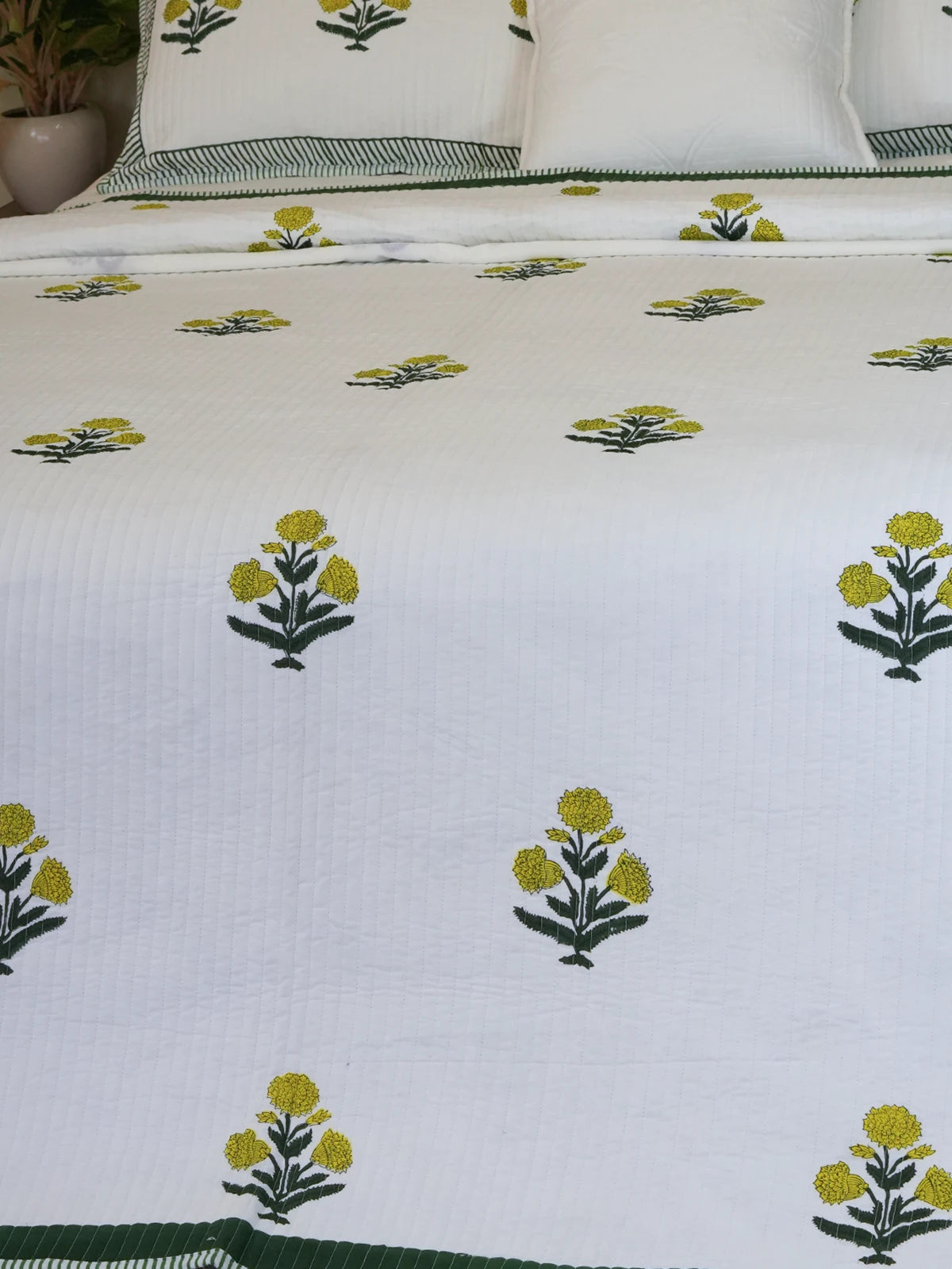 Marigold Cotton Bedspread