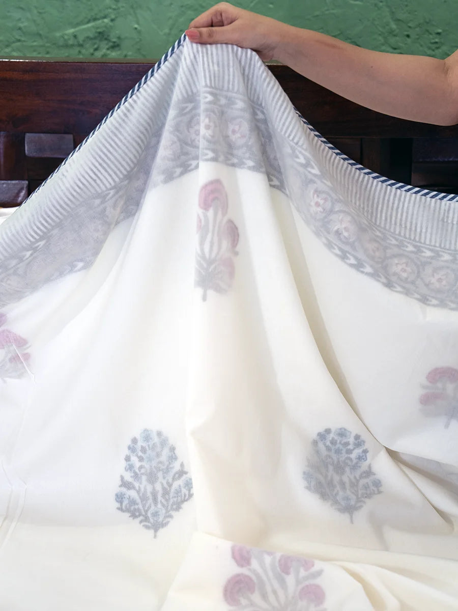 Mogra Bloom Muslin Dohar