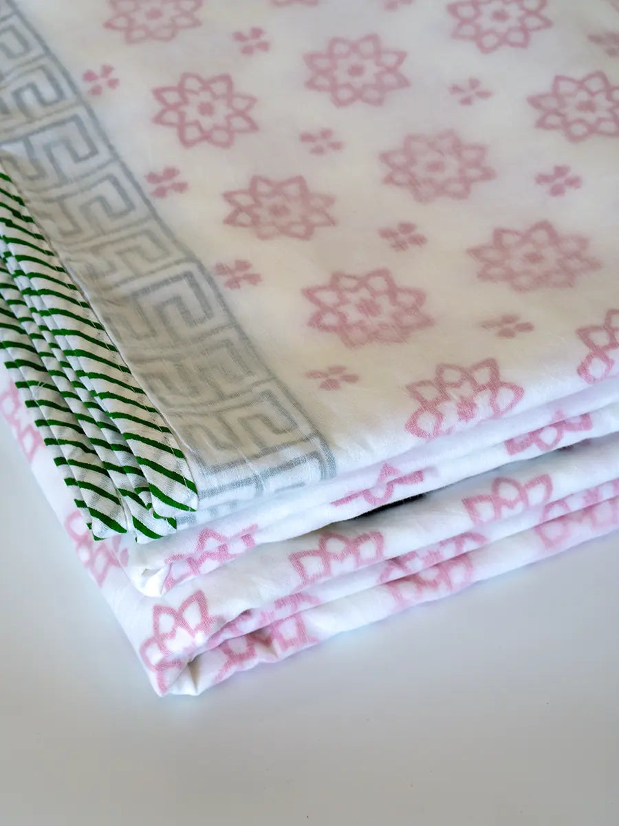 Pink Star Muslin Dohar