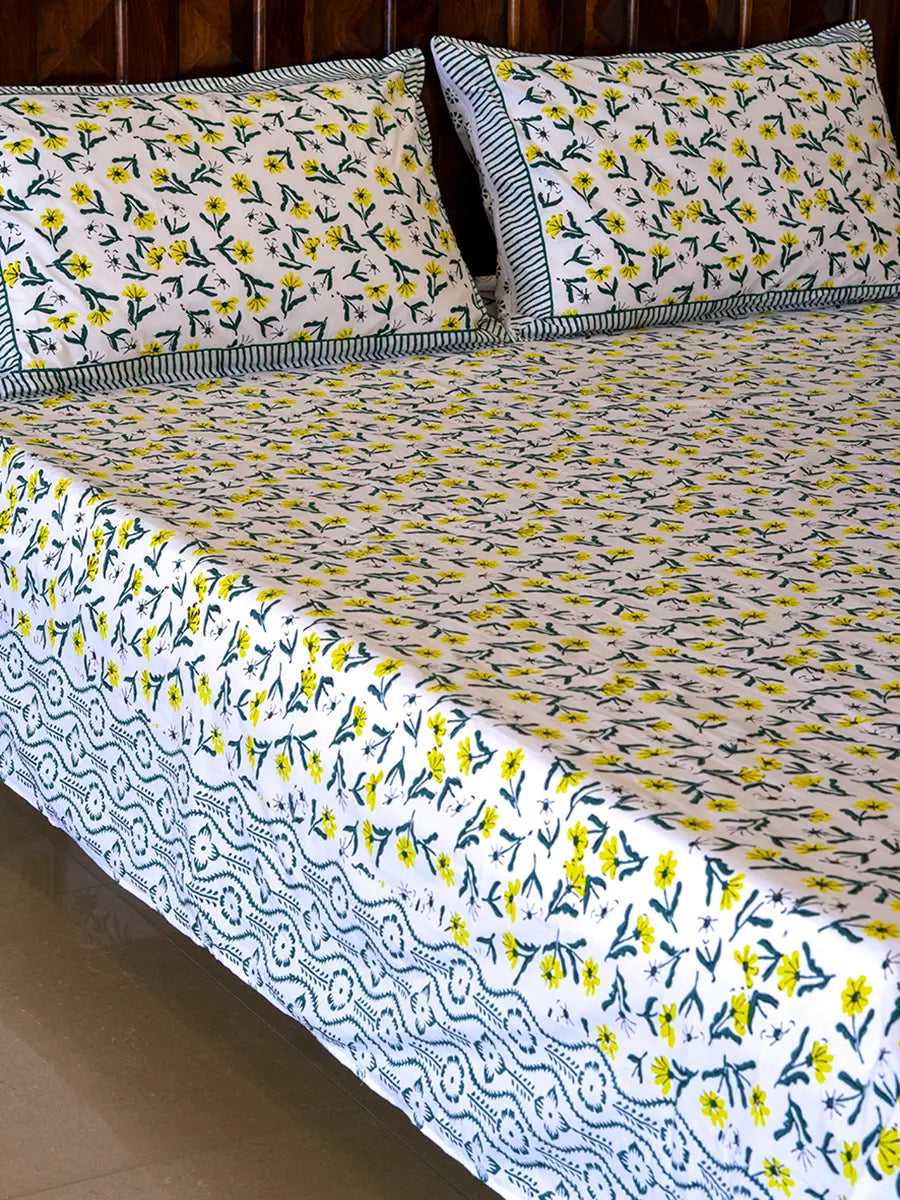 Sunora Percale Cotton Bedsheet
