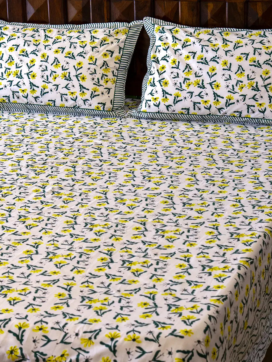 Sunora Percale Cotton Bedsheet