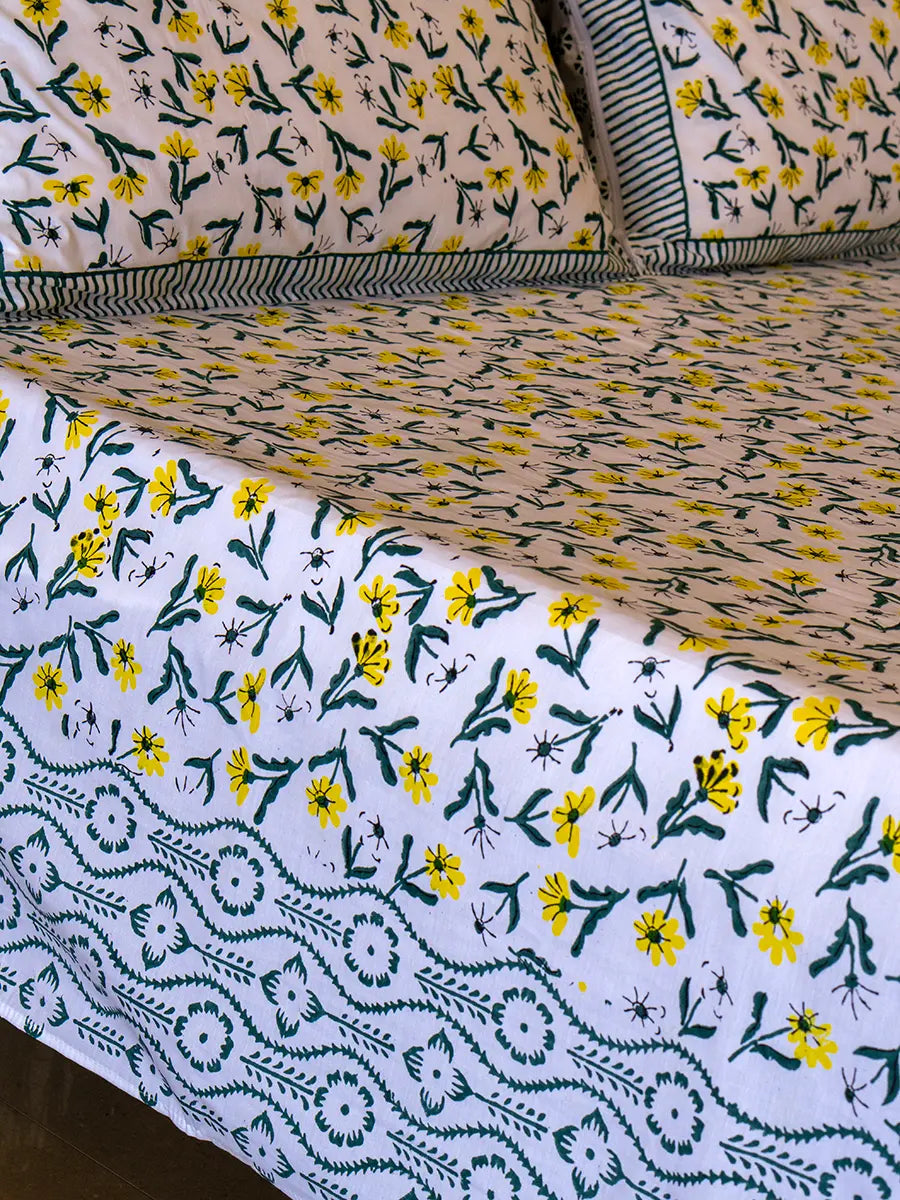 Sunora Percale Cotton Bedsheet
