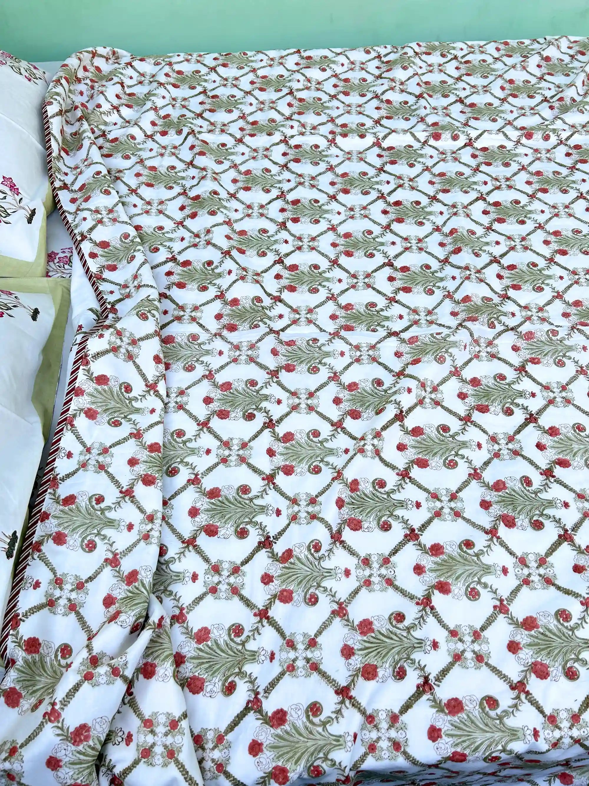 Organic Handmade Summer Blanket - Petal