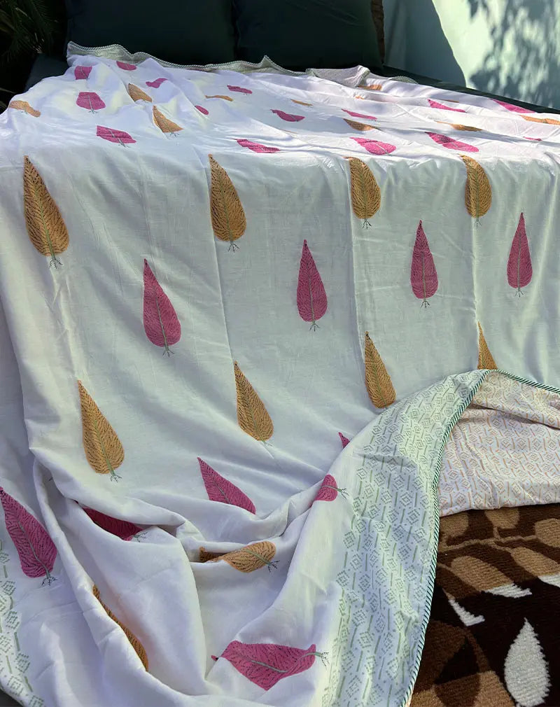 Sapna Hand Block Print Cotton Dohar AC Blanket